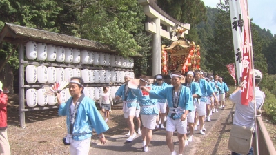 知井八幡神社秋の例祭